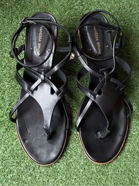Vanessa Bruno Wrap-Around Ankle Straps Womens Sandals Heels